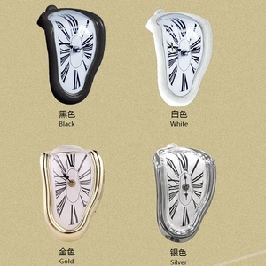 Relojes de Pared Abstractos Retro de Venta al por Mayor, Novedosos Relojes de Pared Surreales con Diseño de Fusión y Distorsión - Product Image 5