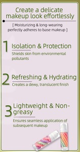 <span class=keywords><strong>Base</strong></span> de maquillage personnalisée avec logo, <span class=keywords><strong>meilleure</strong></span> <span class=keywords><strong>base</strong></span> de maquillage pour le <span class=keywords><strong>visage</strong></span>, <span class=keywords><strong>base</strong></span> hydratante pour le <span class=keywords><strong>visage</strong></span>, <span class=keywords><strong>lissante</strong></span> pour la peau, 50 ml, <span class=keywords><strong>base</strong></span> de maquillage arc-en-ciel trois couleurs, quatre couleurs - Product Image 3