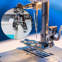 3 pièces accessoires de couture ourlet roulé étroit Machine à coudre pied presseur ensemble outils de couture ménagers cercle de broderie