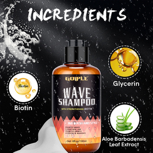 Shampooing OEM ODM Personnalisé Biotine <span class=keywords><strong>Hommes</strong></span> Cheveux Ondulés Réduit la Chute des Cheveux Favorise la Pousse des Cheveux <span class=keywords><strong>pour</strong></span> <span class=keywords><strong>Hommes</strong></span> Noirs - Product Image 5