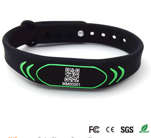 WaterPark <span class=keywords><strong>1K</strong></span> <span class=keywords><strong>RFID</strong></span> 팔찌 클래식 방수 실리콘 스마트 태그 NFC 팔찌 T5577 EM4305 칩 지불 호텔 응용 프로그램 - Product Image 2