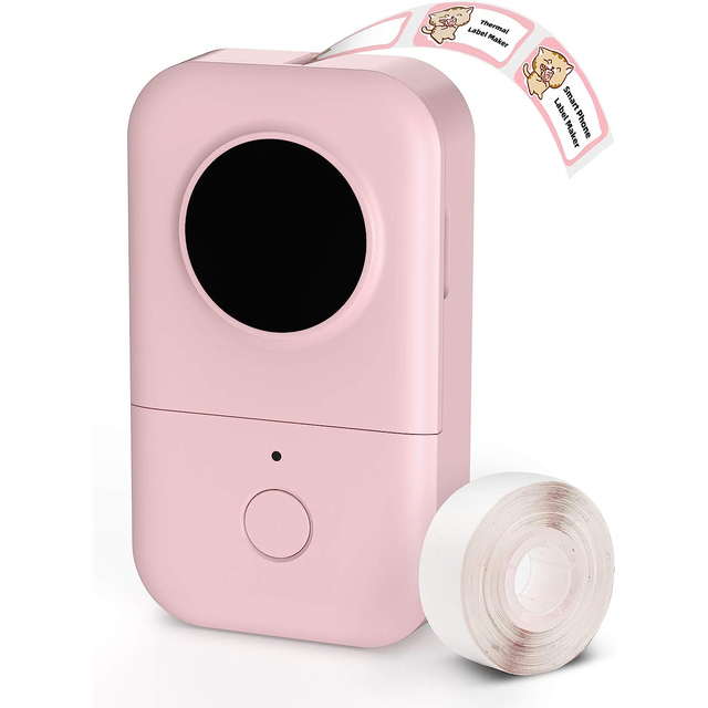 Mini Portable Label Printer Phomemo D30 Label Maker Machine with Tapes Portable Thermal Mini Printer for Home Use Stickers