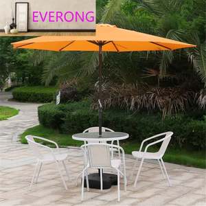 Parasol de jardin extérieur imperméable de 2,7 m, parasol droit en <span class=keywords><strong>bois</strong></span>, grand parasol de cour pour parc, <span class=keywords><strong>camping</strong></span>, plage, piscine - Product Image 2