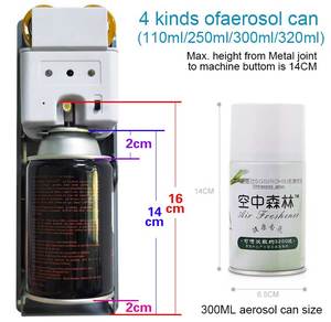 Diffusore Automatico Elettrico da Parete per Profumo e <span class=keywords><strong>Deodorante</strong></span> con Telecomando e Chiusura di Sicurezza - Product Image 6