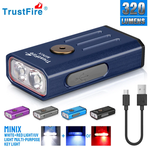 Lampe torche LED TrustFire <span class=keywords><strong>MINIX</strong></span> 320lm, lampe de poche IP66 super lumineuse, mini lampe torche EDC pour la vie quotidienne et les travaux en extérieur - Product Image 1