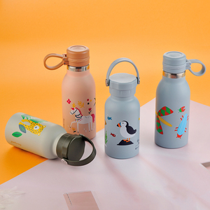 Custom Logo Vacuum Insulated Stainless Steel Sports Drink <b>Bottle</b> Handle Lid Large Capacity 24 Hours Thermal Insulation - Product Image 2