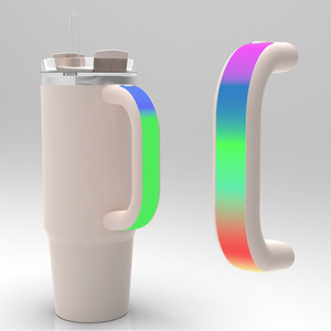 6 צבעים הוביל כוסות מים פולטות אור עם ידית צבעונית יצירתית ומעניין רב-צבע - Product Image 2