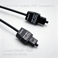 Câble de raccordement POF Toshiba TOCP155 Simplex, 1,0 mm, fibre optique en plastique PMMA, pour ascenseur, variateur de fréquence, automatisation industrielle
