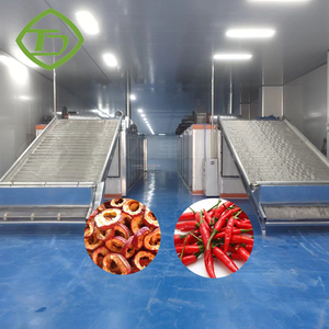 Petit four à air chaud automatique à commande PLC <span class=keywords><strong>pour</strong></span> le traitement alimentaire, sécheur à bande maillée <span class=keywords><strong>pour</strong></span> fruits, légumes, feuilles de thé, boues et fleurs - Product Image 5
