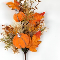 Décoration florale artificielle d'automne pour couronne de Thanksgiving, centre de table, décoration intérieure, fleurs en soie en gros