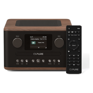 Compatto HI FI CLASSIC C D4 <b>Bluetooth</b> Coffee black e Walnut 15w 255052 - Product Image 3