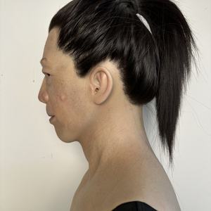 Masque <span class=keywords><strong>de</strong></span> tête en silicone personnalisé pour femme, souple et extensible, avec cheveux, réutilisable, pour films, séries TV, accessoires <span class=keywords><strong>de</strong></span> cosplay - Product Image 3