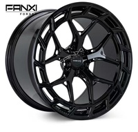 Jantes en alliage forgé haut de gamme T6061 à profil profond et concave, 18 19 20 21 22 23 24 pouces, entraxes 5X112 5X108 5X114.3 5X120, en promotion
