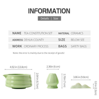 Échantillon Gratuit - Capsules de Thé Matcha Naturel de Qualité Cérémoniale Personnalisées Rose Bespritgift - Coffret de 6a Capsules de Matcha dans une Boîte
