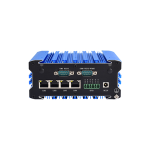 Nhúng 5 gam Mini PC với RS232 4 * USB3.0, công nghiệp không quạt PC 4 LAN cho dữ liệu giám sát Din Rail - Product Image 1