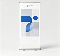 Bannière verticale personnalisée avec design graphique, enseigne suspendue extérieure, personnalisation de bannière de marque