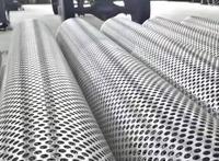 Trou perforé de maille d'acier inoxydable poinçonnant sur l'origine de Hebei de marque de la passoire fine Qin Yao de maille de conduit circulaire