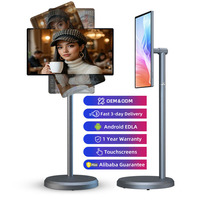 Écran de télévision portable intelligent à écran tactile 27 pouces Full HD blanc LCD avec processeur Android 13 8 cœurs 8 Go + 128 Go de stockage