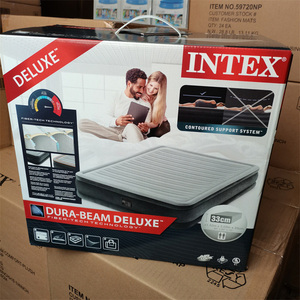 <span class=keywords><strong>Colchón</strong></span> <span class=keywords><strong>Inflable</strong></span> <span class=keywords><strong>INTEX</strong></span> 67770 Comfortable Queen con Bomba Eléctrica Integrada, Tecnología Fiber-tech, Doble Capa - Product Image 4