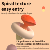 Vibromasseur anal compact à texture spirale, 10 fréquences, étanche IPX7, sans effets secondaires, masseur de prostate pour couples, jouet sexuel