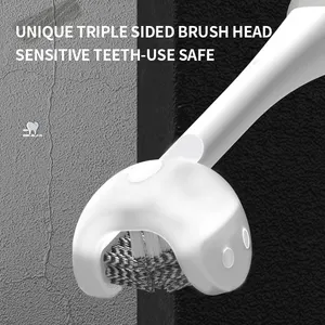 3 Sided Toothbrush Complete Cover Toothbrush Complete Teeth Gum Care Angle Clean Triple Sided Bristle Toothbrush