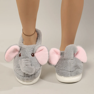 Nouvelles bottes d'hiver 2025 pour femmes, pantoufles d'hiver en peluche chaude en coton avec semelle extérieure souple en TPR, chaussures d'intérieur post-partum - Product Image 3