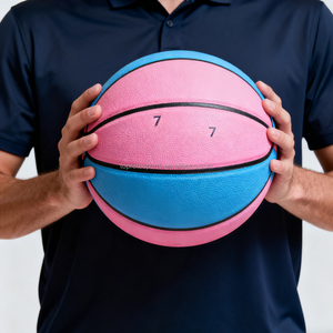 Toprate Trendy Colors Durable Official Size 6 & 7 Thermal Bonded PU <span class=keywords><strong>Basketball</strong></span> pour l'entraînement d'équipe intérieur et extérieur - Product Image 2