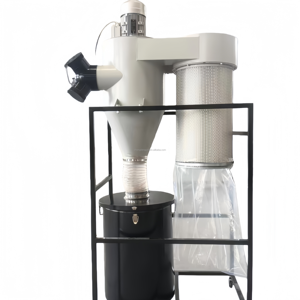Colector de Polvo Ciclónico Portátil/Industrial, Limpiador de Polvo para Trabajos en Madera, 5 HP / 2.2kW, Frecuencia Variable, Diámetro de Turbina de 230MM, HEPA - Product Image 1