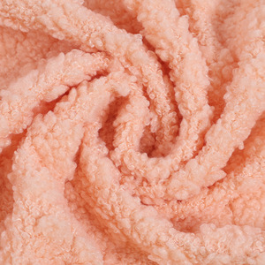 ผ้าโพลีเอสเตอร์ขนแกะลายหินโพลีเอสเตอร์แบบอนุภาคขนาดเล็กผ้าแจ็กการ์ดด้านเดียวสำหรับเครื่องแต่งกาย100% ที่ทันสมัย - Product Image 1