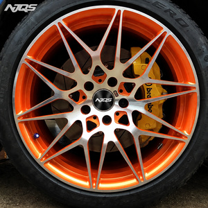 NJQS Dövme Yüksek Performanslı Binek Otomobil Jantı Alüminyum Alaşımlı Döküm Orijinal Jant BMW Audi KIA 5x120 5x112 17-24 İnç için - Product Image 4