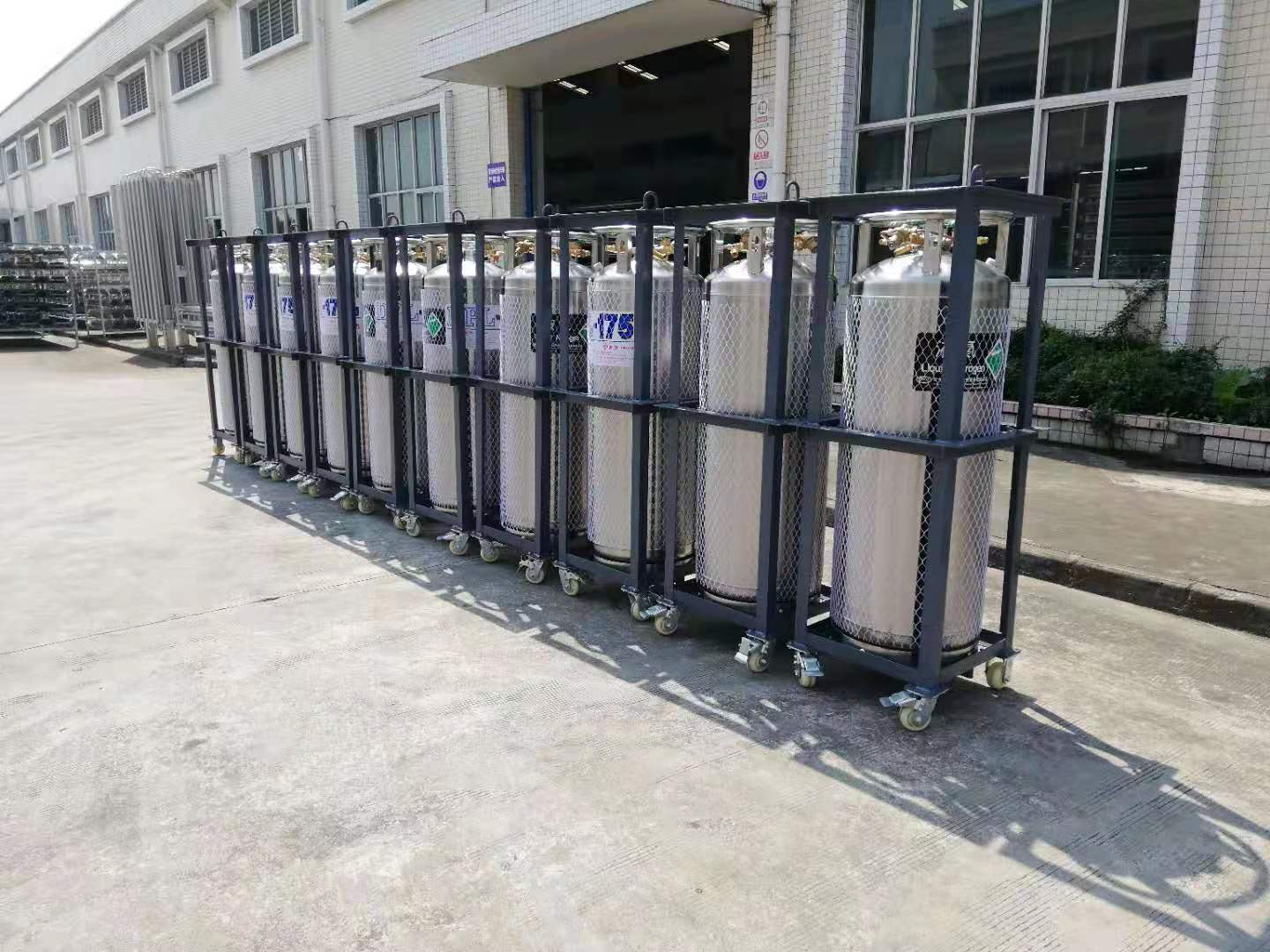 175l 1.4mpa Cryogenic Dewar Flask Liquid Oxygen Gas Cylinder For