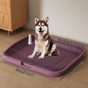 Tamanho grande para Grande Cão Canto Cão <span class=keywords><strong>Indoor</strong></span> Bandeja Higiênico Doggie Pet Bandeja Potty Park <span class=keywords><strong>Dog</strong></span> Wee Pee Pads Bandeja Sanitário - Product Image 1