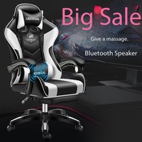 Le moins cher en gros Premium Best Silla Red Rosa Black Chaise de joueur expédition rapide Pro Linkage Pc Chaise de jeu avec repose-pieds