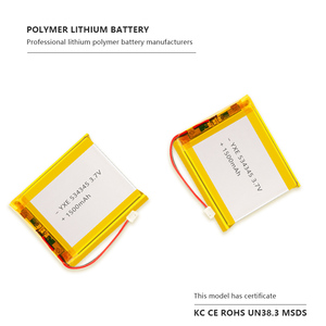 Hotsale ul1642 ul2054 CB UN38.3 PSE CE KC chứng nhận BIS được phê duyệt 3.7V/1500mAh 534345 người tiêu dùng <span class=keywords><strong>Pouch</strong></span> pin Lithium ion - Product Image 5