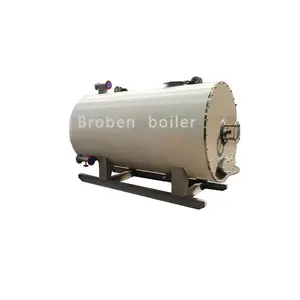 Gas minyak uap/ketel air panas, konduksi panas minyak organik pembawa generator uap 1-10 ton