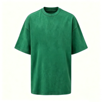 T-shirt Homme Personnalisé avec Logo, 230 g/m², 100 % Coton, Coupe Ample, Style Vintage, Respirant, Col Rond, Manches Courtes, Tricoté, Vente en Gros