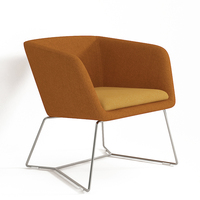 Fauteuil de salon en tissu de style nordique, nouveau, moderne, siège, fauteuil