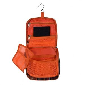 BSCI Factory Customized Makeup Storage <b>Box</b> Organizer Foldable Cosmetic Bag with Hanger Travel Toiletry Cosmetic Bag with Mirror - Product Image 6