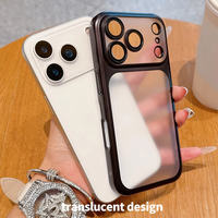 Coque de téléphone anti-rayures en PC couleur originale avec électroplaqué mat pour Oppo, avec des caractéristiques antichoc et étanches