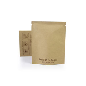 Sachet <span class=keywords><strong>d</strong></span>'emballage écologique personnalisé en gros, portable, à suspendre, pour café filtre, anti-humidité, filtre à lait - Product Image 1