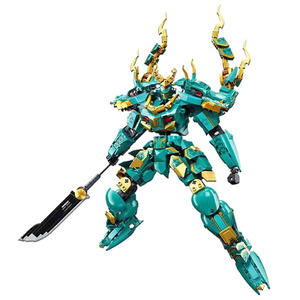 Figura Mech Guerriero <span class=keywords><strong>Ninja</strong></span> con Scudo e Martello a Catena Set Mattoncini Regalo Bimbi - Product Image 4