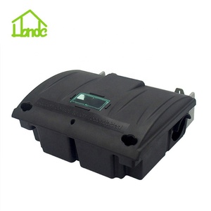 Caja de cebo para roedores de plástico negro sólido para interiores, trampa para estación de cebo para ratas con <span class=keywords><strong>veneno</strong></span> para matar ratones - Product Image 3