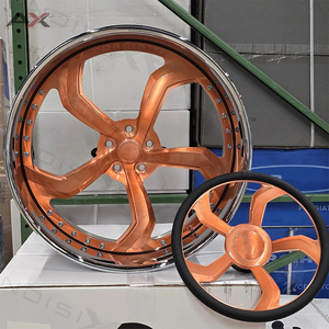 Rines Forjados de 2 Piezas de 20, 22, 24 y 26 Pulgadas, Cromados, Multirradio, 5x120, 5x4.75, 5x127, 5x114.3 para Chevy, Dodge Charger, Mercedes-Benz - Product Image 1