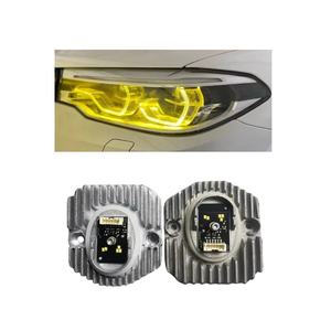 Modules DRL jaune bleu pour 2017 2018 <span class=keywords><strong>2019</strong></span> BM-W série 5 G30 M5 F90 <span class=keywords><strong>520i</strong></span> 530i 540i G32 GT phare LED adaptatif oeil d'ange rouge - Product Image 1