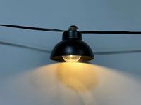 Pour UL E12 G40 120V LED guirlande lumineuse à incandescence 11FT 10LT 12*12*12 "manteau de lampe de fil de fer extérieur avec fil Palace 20AWG XTW