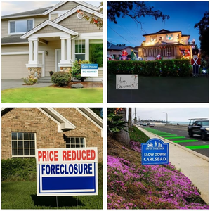 ป้ายสนามหญ้า PVC แข็งแรงทนทานต่อสภาพอากาศ ขนาด 18x24 นิ้ว ป้ายโฆษณาแบบกำหนดเอง ป้องกันรังสียูวี เป็นมิตรกับสิ่งแวดล้อม เหมาะสำหรับงานขายของในโรงรถ งานแต่งงาน ป้ายอสังหาริมทรัพย์ งานอีเว้นท์กลางแจ้ง และป้ายสนามหญ้า - Product Image 2