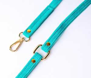 LAISSE Chien ITALIEN bleu-Accessoires pour animaux de compagnie fabriqués à la main Laisses pour chien en daim véritable - Product Image 6