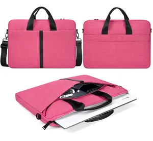 17 Inch Vrouwen Dames Aktetas Tas Laptop Sleeve Case Laptop Schoudertas