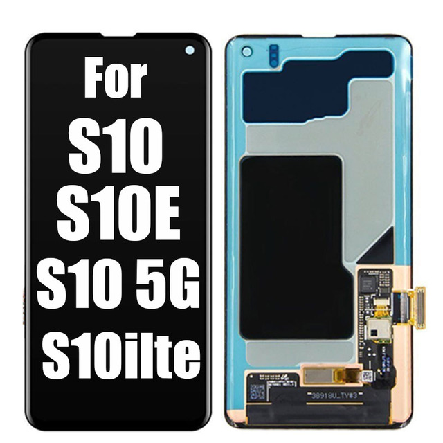 For for Samsung S10+ S10E S10lite S10 5G Original LCD Touch Screen Digital Converter Replacement for Burnt Borders Mobile Phone