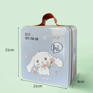 Boîte d'emballage alimentaire carrée en fer blanc, écologique, personnalisable, recyclable, pour snacks, vente en gros, en stock fabricant - Product Image 6